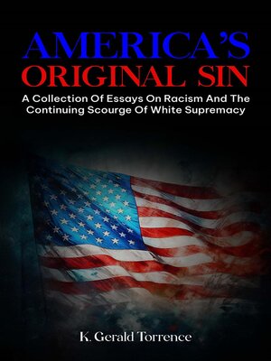 cover image of America's Original Sin